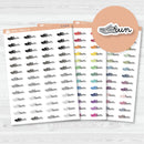 Run Event Labels | Exercise Icon Script Planner Stickers | F16 | E-276