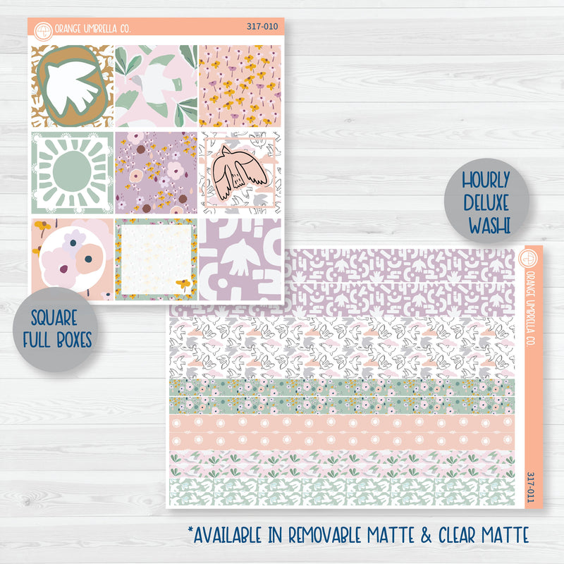 Spring Bird Kit | Weekly Planner Kit Stickers | Flying High | 317-001