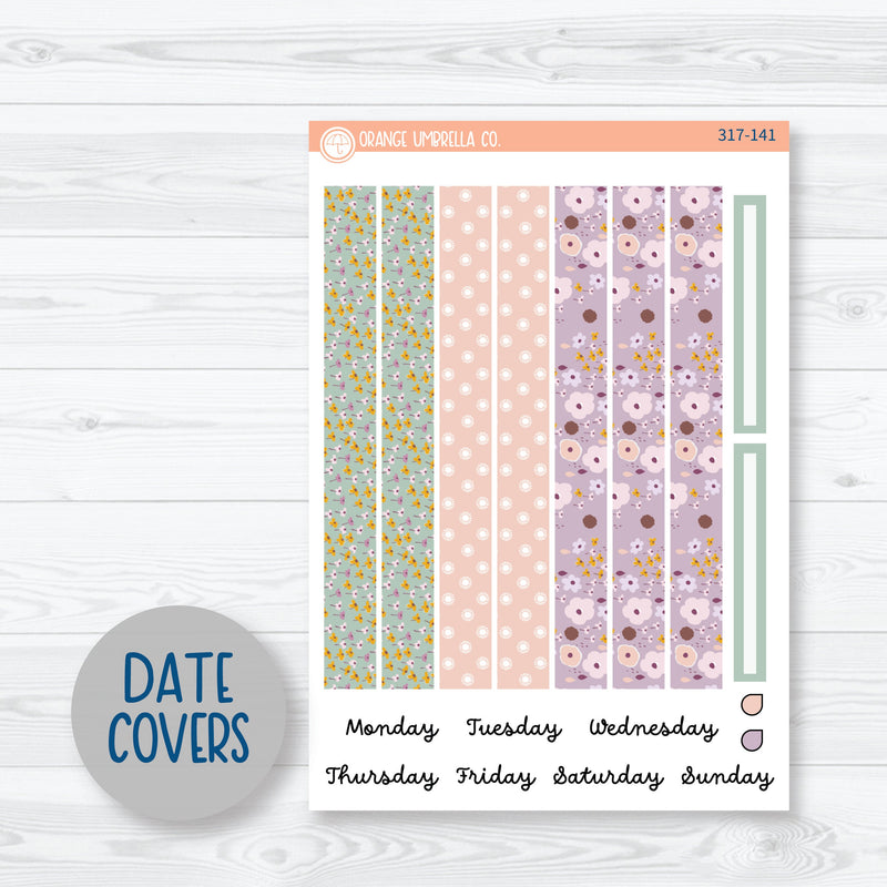 Spring Bird Kit | A5 Plum Daily Planner Kit Stickers | Flying High | 317-141