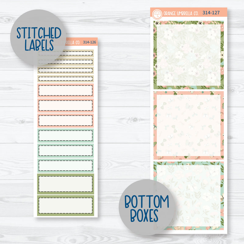 Spring Floral A5 Daily Duo Planner Kit Stickers | Little Garden | 314-121