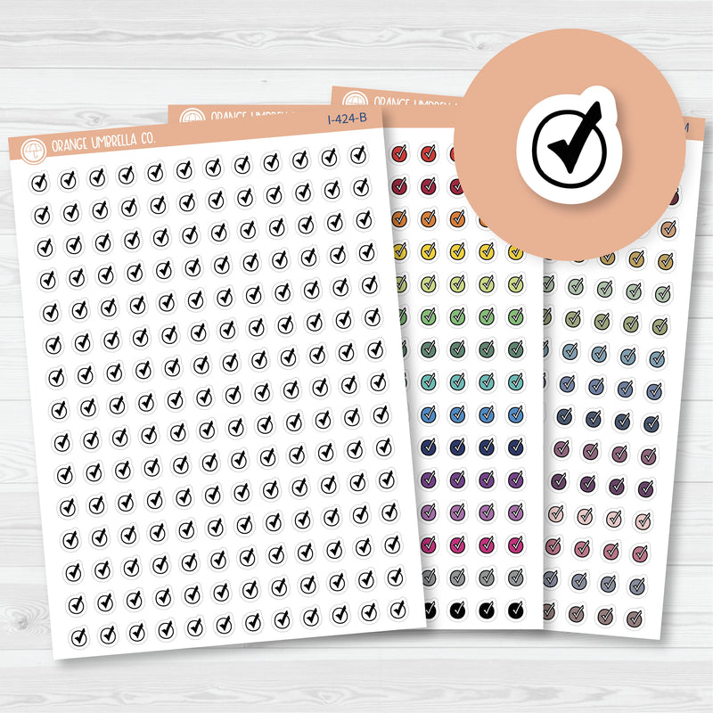 Checkmark Icon Planner Stickers | To Do Lists Icons | I-424