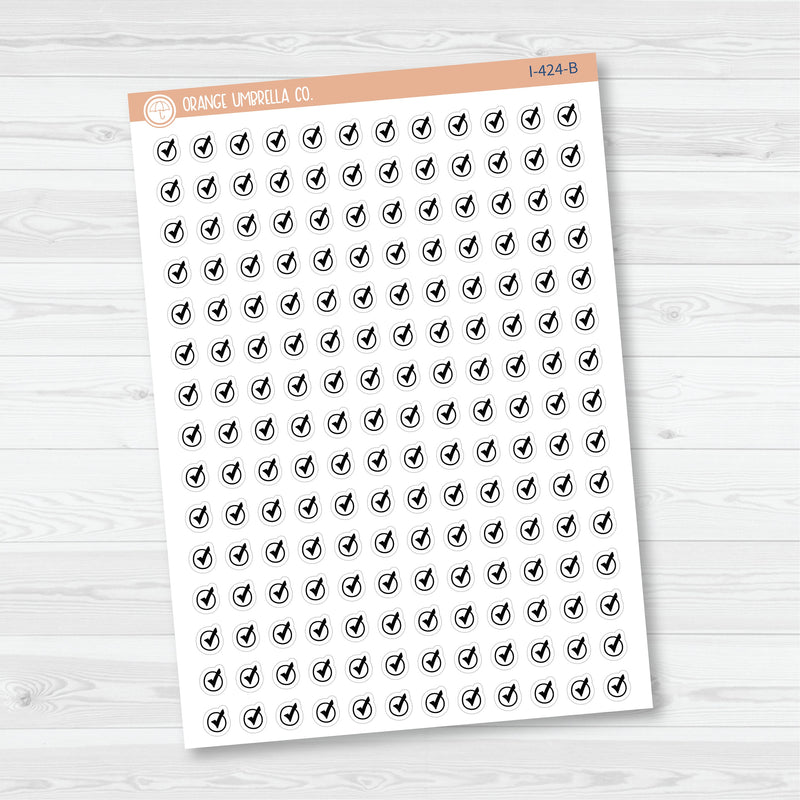 Checkmark Icon Planner Stickers | To Do Lists Icons | I-424