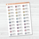 Weigh-In Scale Icon Planner Stickers| F16 | E-281