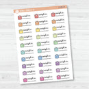 Weigh-In Scale Icon Planner Stickers| F16 | E-281