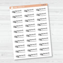 Step Count Event Labels | Step Tracker Exercise Icon Script Planner Stickers | F16 | E-282