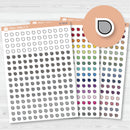 Tiny Tear Drop Flag Planner Stickers from Kits | B-709