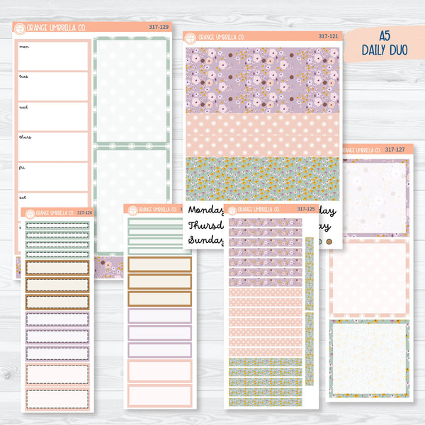 Spring Bird Kit | A5 Daily Duo Planner Kit Stickers | Flying High | 317-121