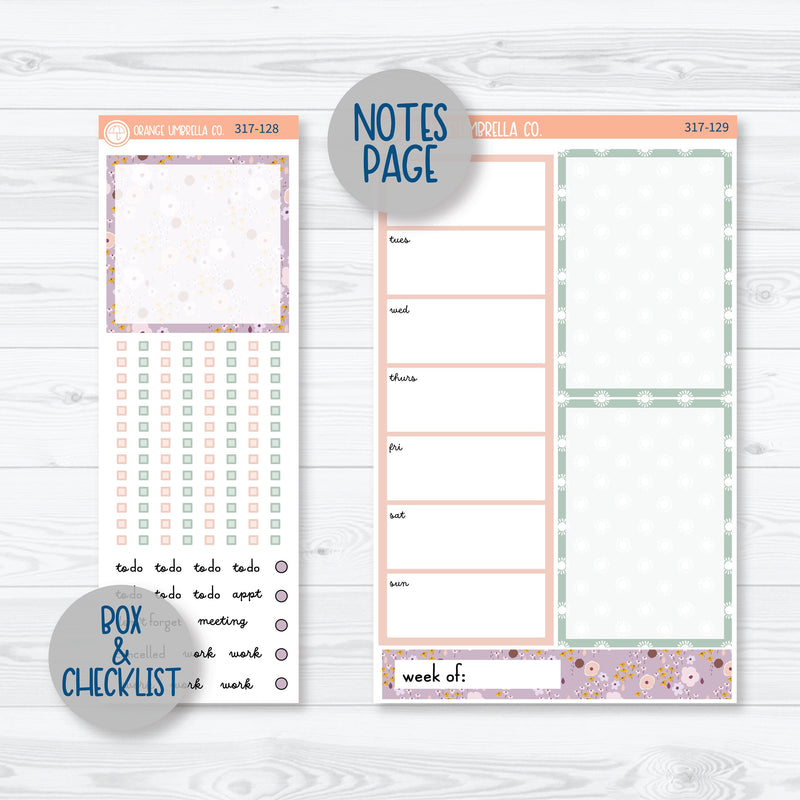 Spring Bird Kit | A5 Daily Duo Planner Kit Stickers | Flying High | 317-121