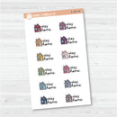 3/12-Stay Home Planner Stickers | F16 | E-287