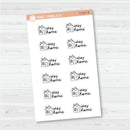 3/12-Stay Home Planner Stickers | F16 | E-287