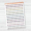 3/12-Tiny Circle Planner Stickers from Kits | B-711