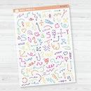 3/12-Hand Doodled Arrows | Mixed Sheet | Clear Matte | B-714-CM