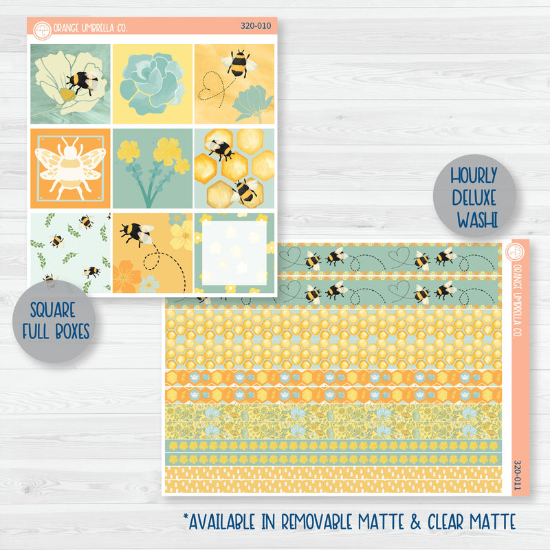 Bee Spring & Summer Kit | Weekly Planner Kit Stickers | Buzzed | 320-001