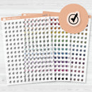 Checkmark Icon Planner Stickers | Clear MatteTo Do Lists Icons | I-424-CM