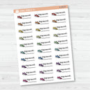 Step Count Event Labels | Step Tracker Exercise Icon Script Planner Stickers | F16 | E-282