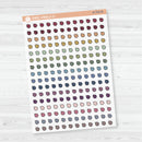 Tiny Tear Drop Flag Planner Stickers from Kits | Clear Matte | B-709-CM