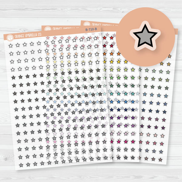 Tiny Star Planner Stickers from Kits | B-710-CM