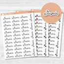 3/12-Weight Day Planner Stickers | F16 | E-289