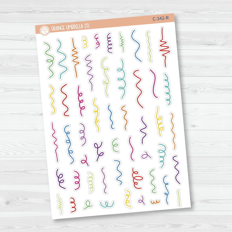 3/12- Hand Doodled Squiggles | C-342
