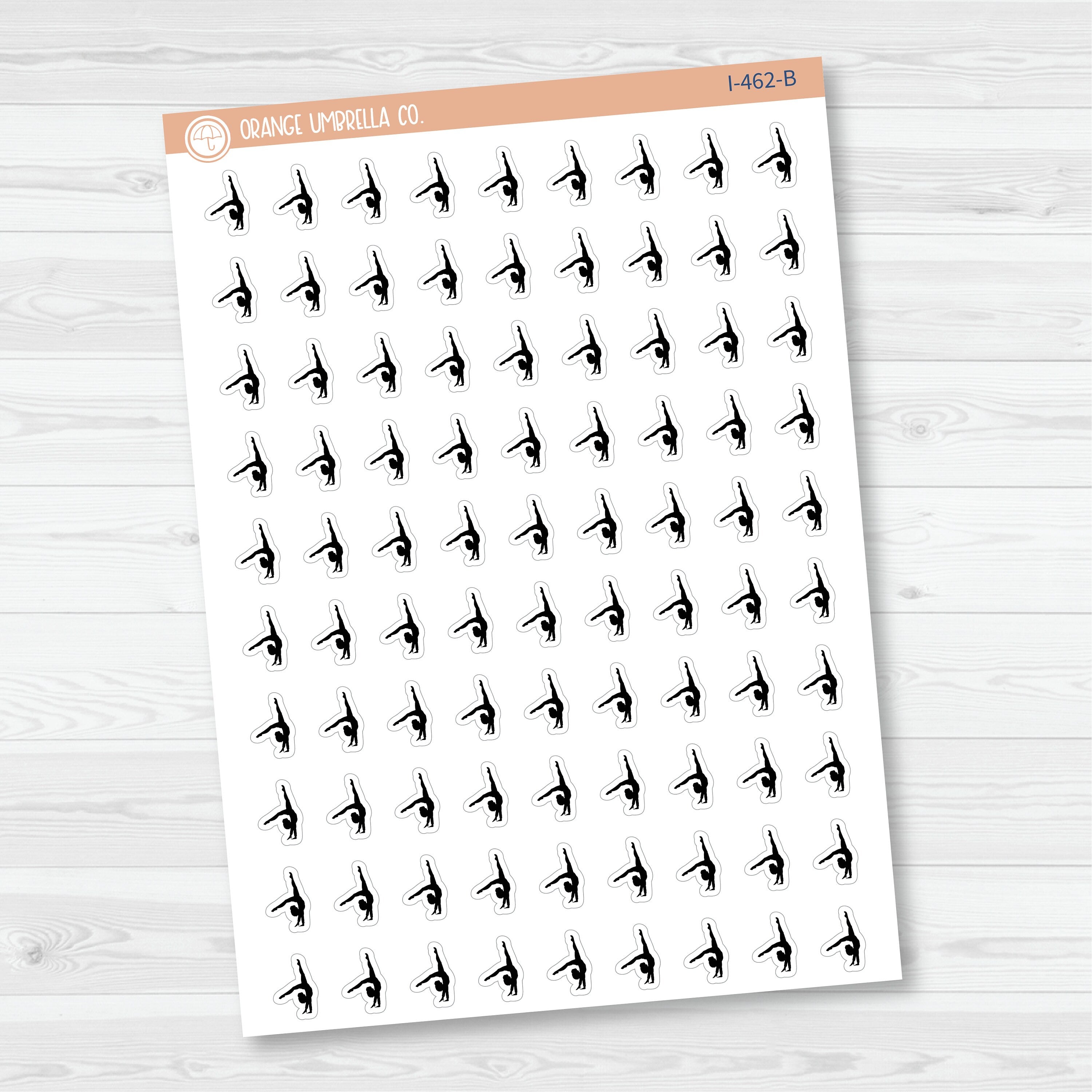 3/12-Gymnastic Icon Planner Stickers | I-462
