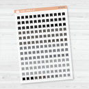 3/12-Flag Date Dots Planner Stickers | Clear Matte | 4 Months Planner Stickers | B-712-CM