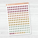 3/12-Flag Date Dots Planner Stickers | Clear Matte | 4 Months Planner Stickers | B-712-CM