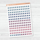 3/12-Flag Date Dots Planner Stickers | Clear Matte | 4 Months Planner Stickers | B-712-CM