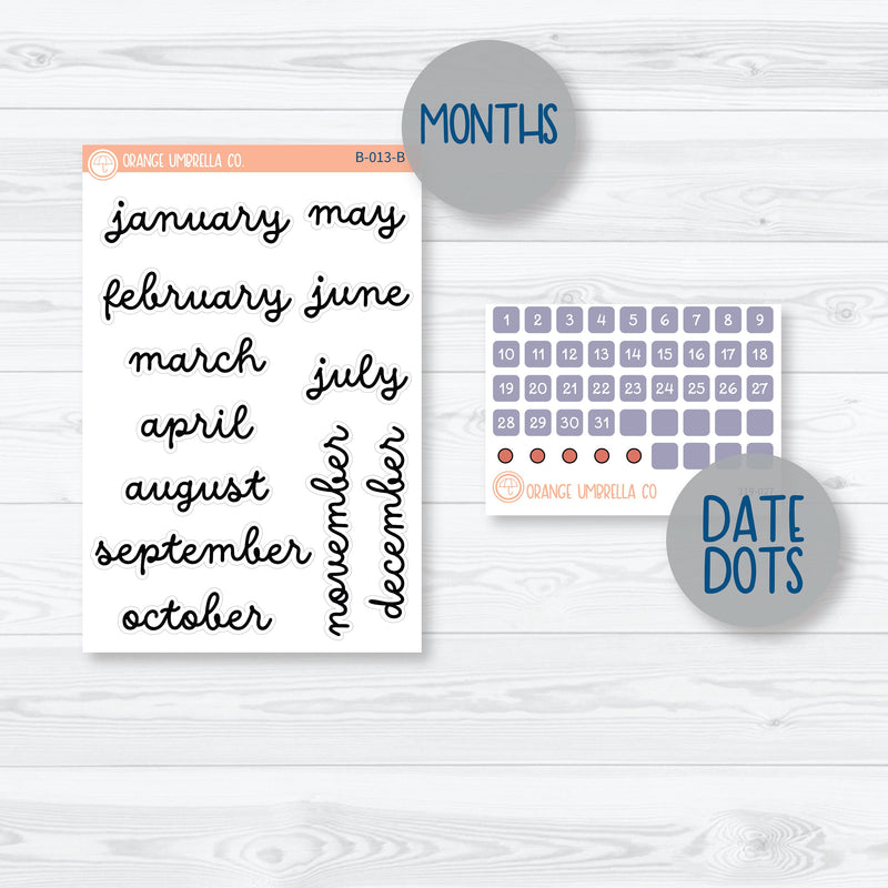 May Memorial Day | Hobonichi Weeks Monthly Planner Kit Stickers | 319-301