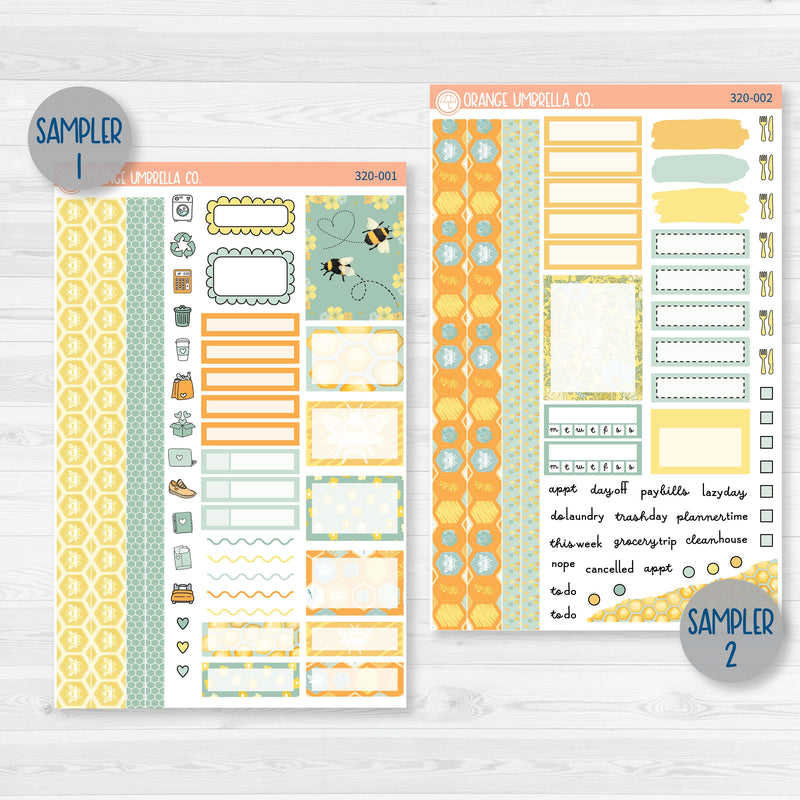 Bee Spring & Summer Kit | Weekly Planner Kit Stickers | Buzzed | 320-001