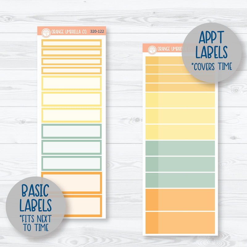 Bumblebee Summer Kit | A5 Daily Duo Planner Kit Stickers | Buzzed | 320-121