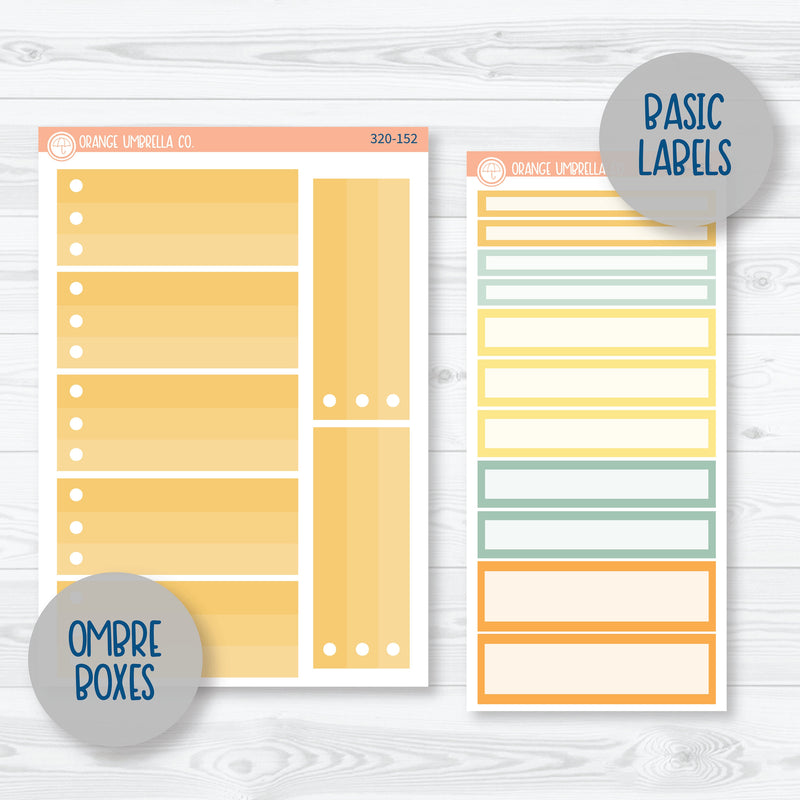 Summer Bee Kit | 7x9 Plum Daily Planner Kit Stickers | Buzzed | 320-151