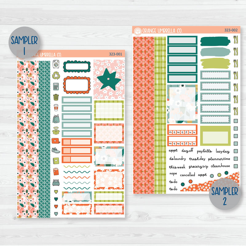 Flower Garden Kit | Weekly Planner Kit Stickers | Sprout | 323-001
